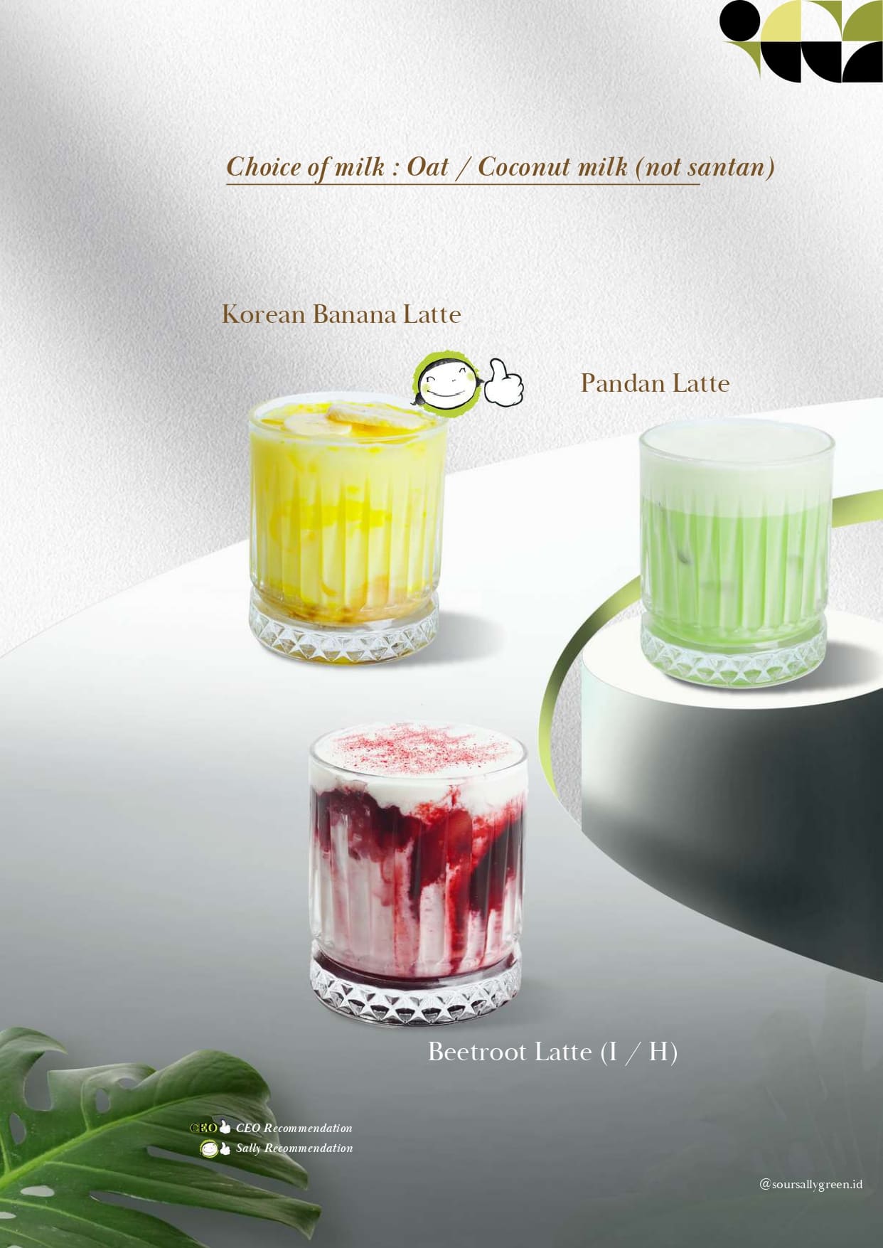 KoreanBanana-Pandan-BeetrootLattes